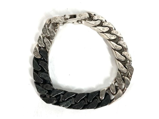Louis Vuitton Monogram Charm Armband Schwarz Monogramm