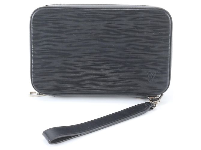 Organizer Portafoglio Louis Vuitton Epi Dandy Nero