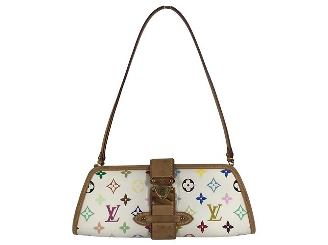 Louis Vuitton Monogram Multicolor Shirley Tasche Weiß Mehrfarben Monogramm