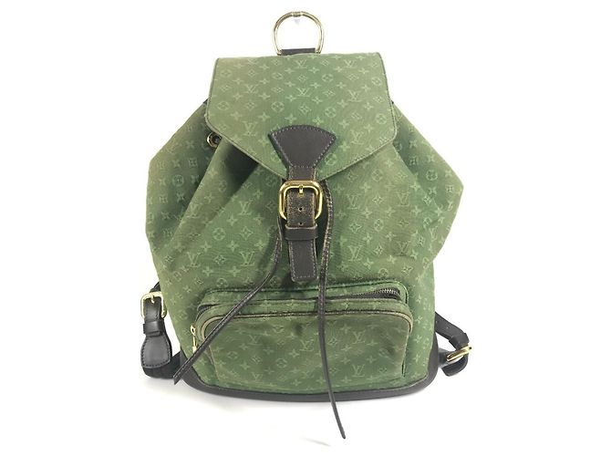 Louis Vuitton Monogram Mini Montsouris GM Rucksack Khaki Monogramm