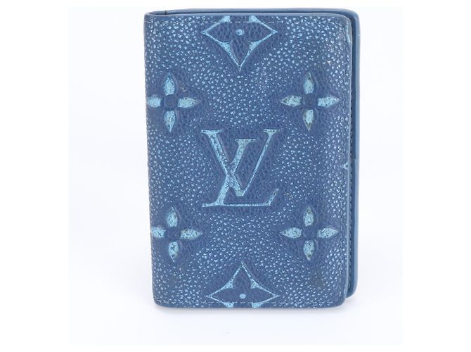 Louis Vuitton Monogram Organizer de Poche M81771 Blue