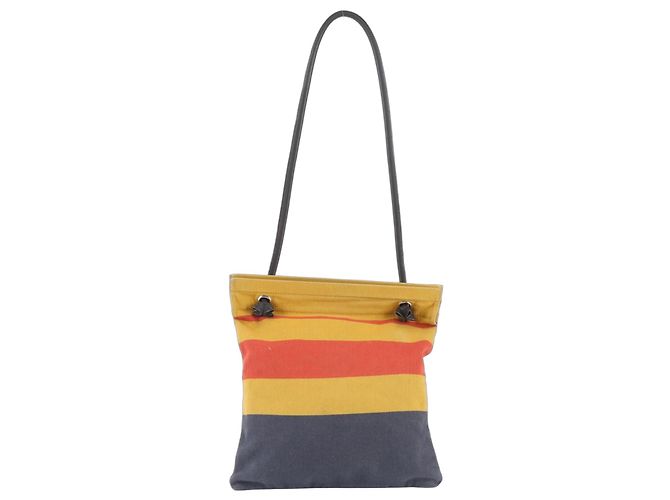 Hermès Borsa a Spalla Hermes Aline Rocabar Rosso Blu Giallo