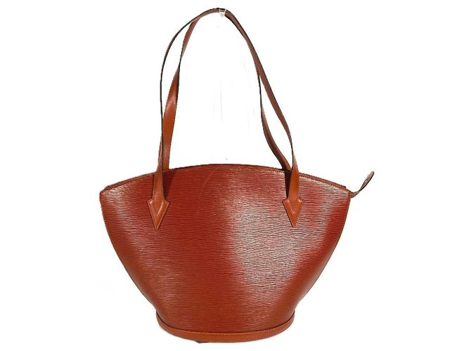 Bolsa Tote Louis Vuitton Epi Saint Jacques Marrom