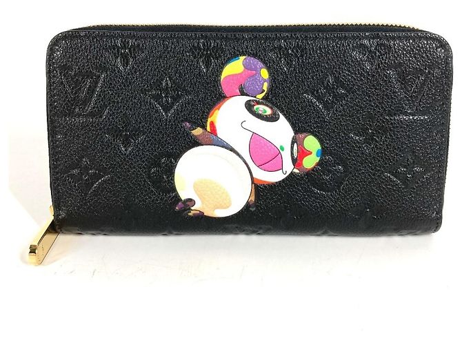 Portafoglio Zippy Monogram Empreinte Louis Vuitton Nero Multicolore