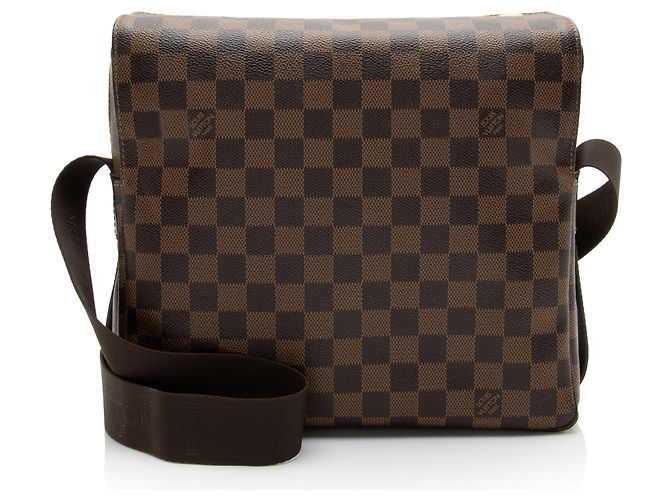 Louis Vuitton Damier Ebene Naviglio Messenger Marrom