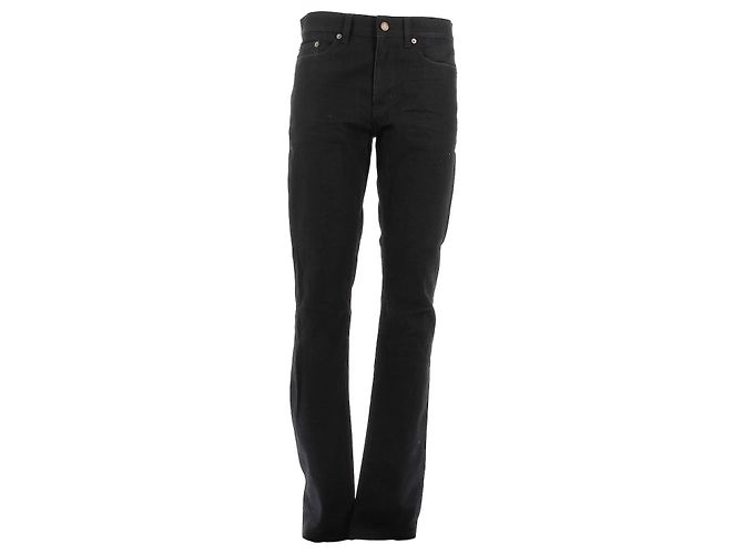 Vaqueros Saint Laurent de algodón negro 