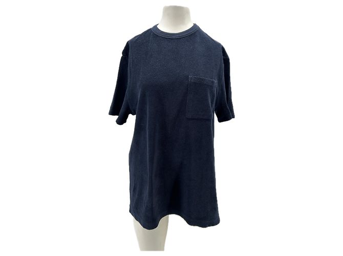 Autre Marque Camiseta de toalla azul marino