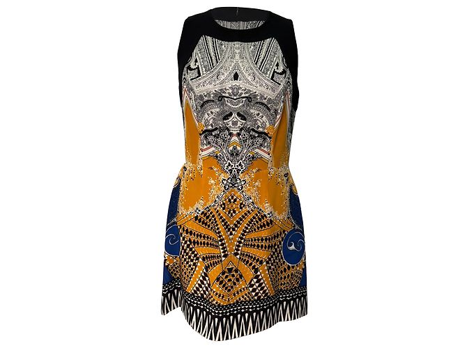 Mini abito Etro d'ispirazione barocca multicolore
