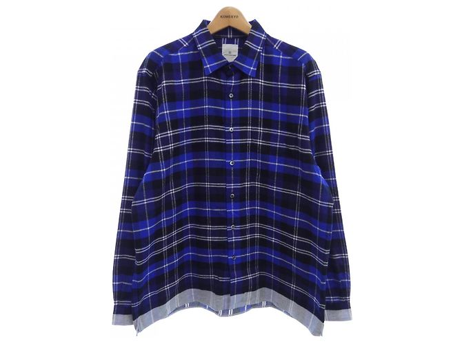 Autre Marque Camicia in cotone uniform experiment Blu