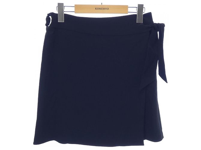 Hermès Hermes Seidenrock Schwarz