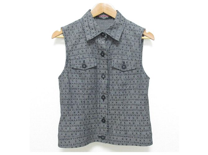 Camisa sin mangas de seda LEONARD Castaño