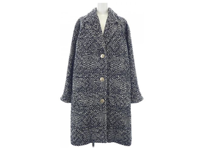 Timeless Chanel Coat Black White