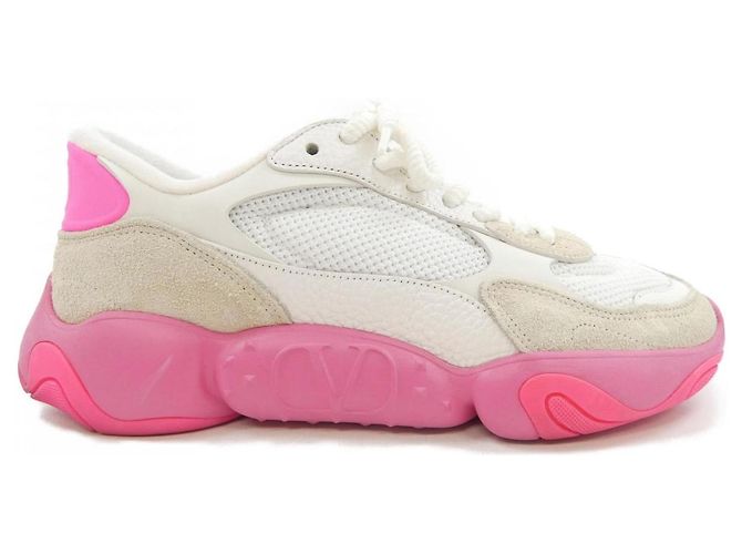 Baskets Valentino Rose Blanc 