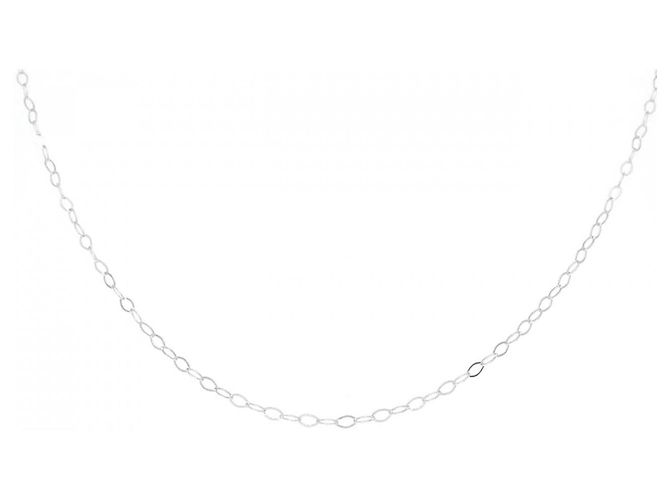 Autre Marque Collar de oro blanco Au750 Plata