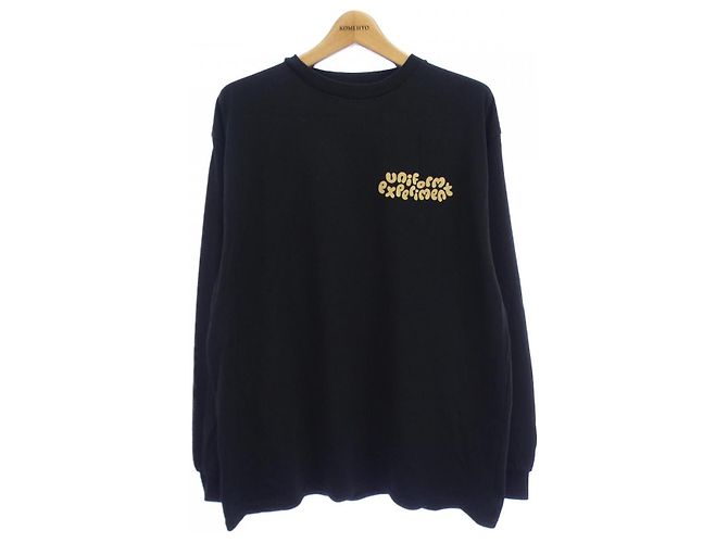 Autre Marque Camiseta de algodón uniform experiment Negro