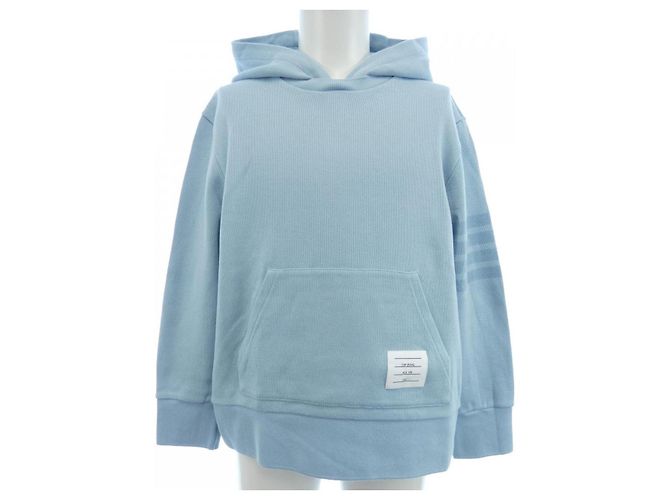 Sudadera con capucha de algodón Thom Browne Azul