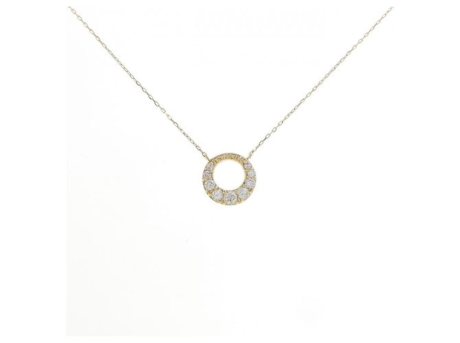 Autre Marque Collana con diamante Au750 D'oro