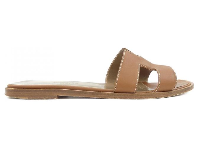 Hermès Hermes Box Calf Sandals Brown