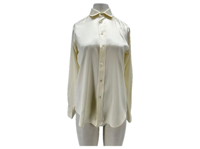 Camicia di seta Polo Ralph Lauren Beige