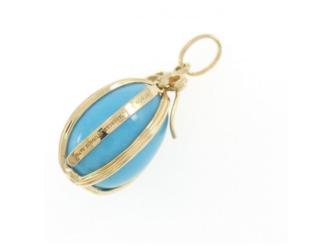 Tiffany & Co Pendente Egg Charm Tiffany D'oro