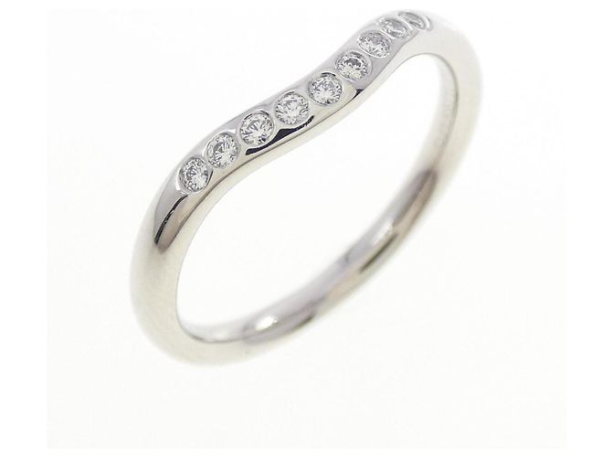 Tiffany & Co. Geschwungener Platinring