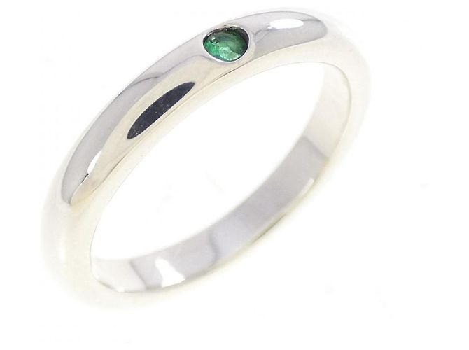 Tiffany & Co Tiffany Silberner Ring mit Smaragd