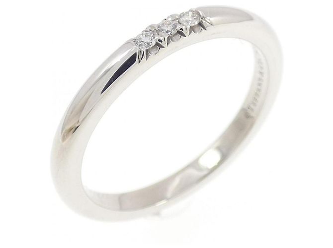 Tiffany & Co Anello a fascia in platino Tiffany