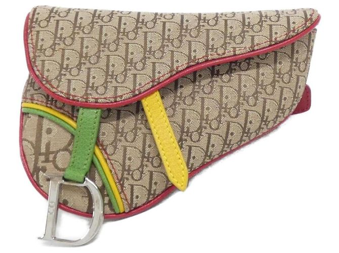 Pochete Christian Dior Multicor Bege