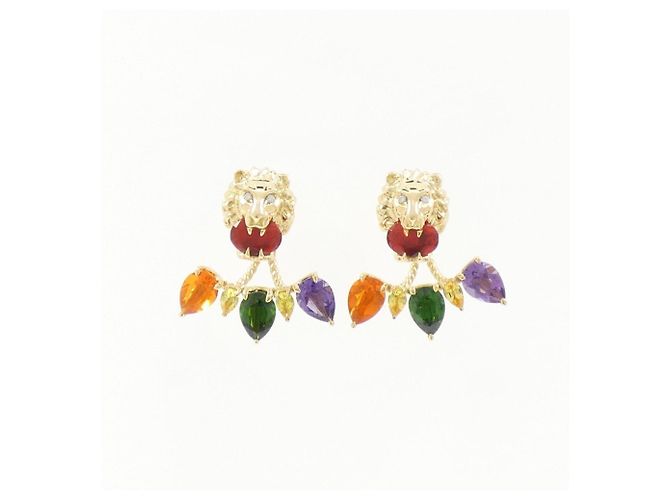 Orecchini Gucci Lion Head Stud 