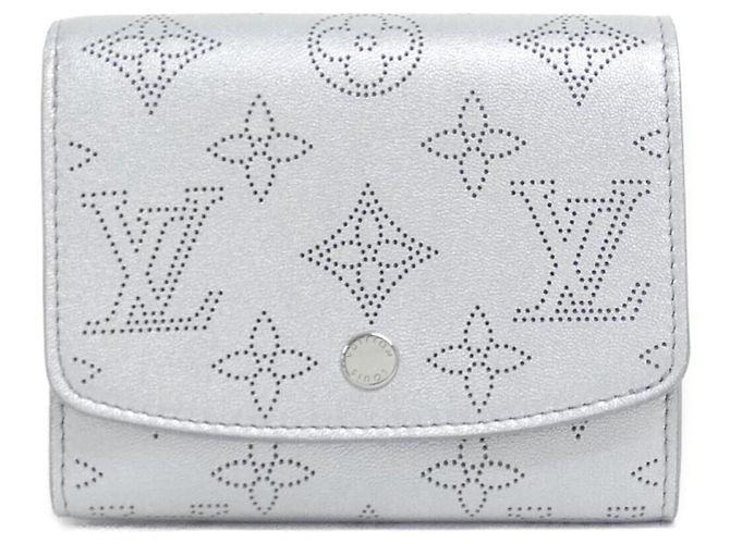 Louis Vuitton Mahina Portefeuille Iris Compact Wallet Roxo