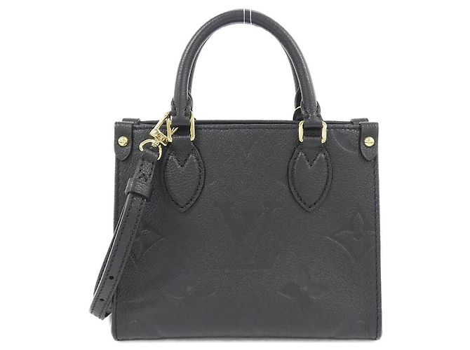 Borsa Louis Vuitton Monogram Empreinte OnTheGo BB Nero Monogramma