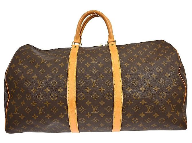Louis Vuitton Keepall Monogram Canvas 55 Brown