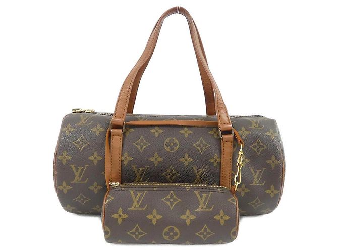 Louis Vuitton Monogram Papillon Handbag Brown