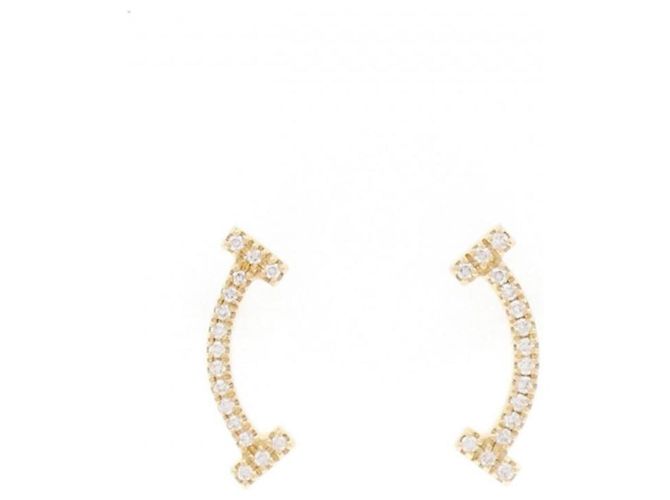 Tiffany & Co Pendientes de botón Tiffany T Smile