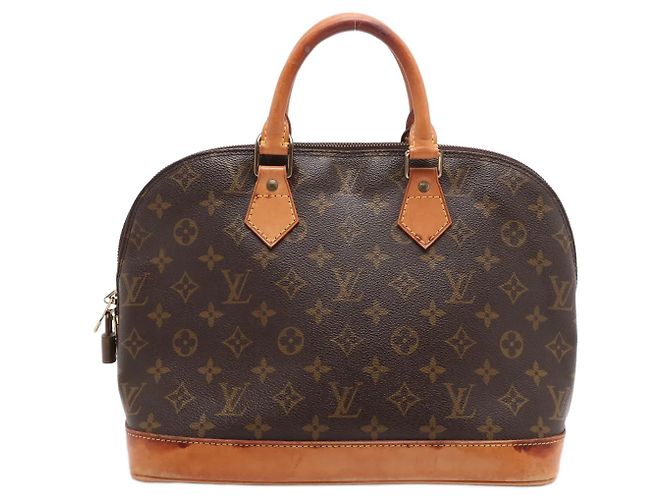 Borsa Louis Vuitton Moon Alma in Tela Monogram Marrone