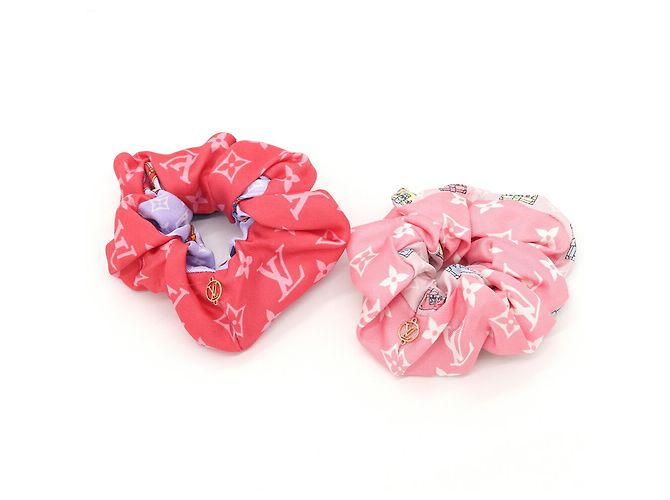 Louis Vuitton Minimal Scrunchie Set Pink