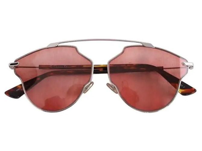 Dior Gafas de sol marrones Castaño 