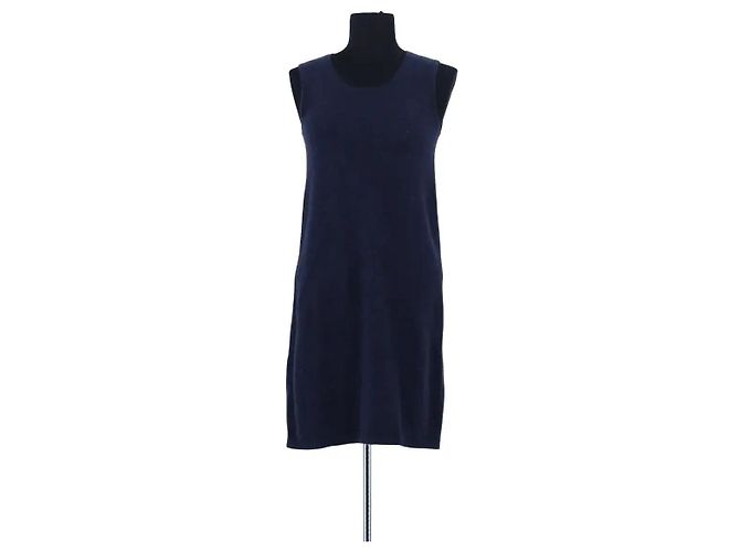 Gerard Darel Dunkelblaues Kaschmirkleid Marineblau