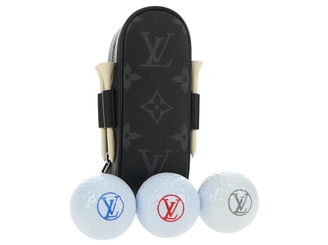 LOUIS VUITTON Monogram Eclipse Set Golf andrews Bag Charm GI0344 LV Auth 184267M Monogramma