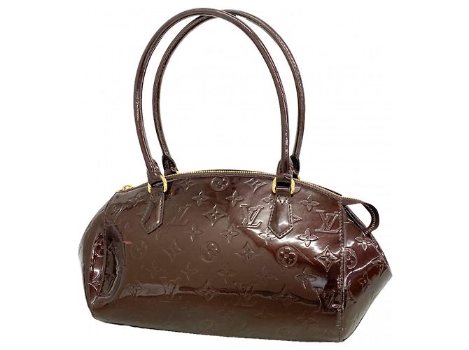 Borsa Louis Vuitton Vernis Sherwood PM Bordò