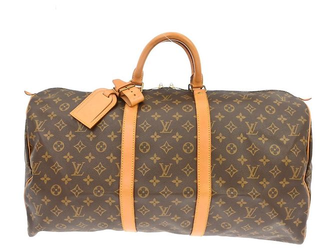 Louis Vuitton Keepall Monogram Canvas 55 Brown