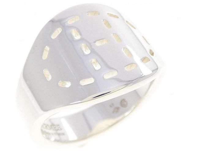 Ring Hermès Anel de banda em prata 925 Hermes