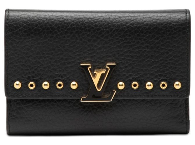 Portafoglio Louis Vuitton Capucines Compact Nero
