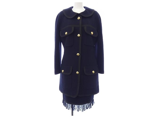 Timeless Completo Vintage Chanel Blu Blu navy