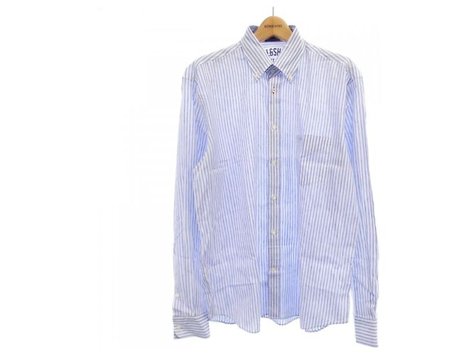 Autre Marque Camisa de algodón PAUL&SHARK Azul