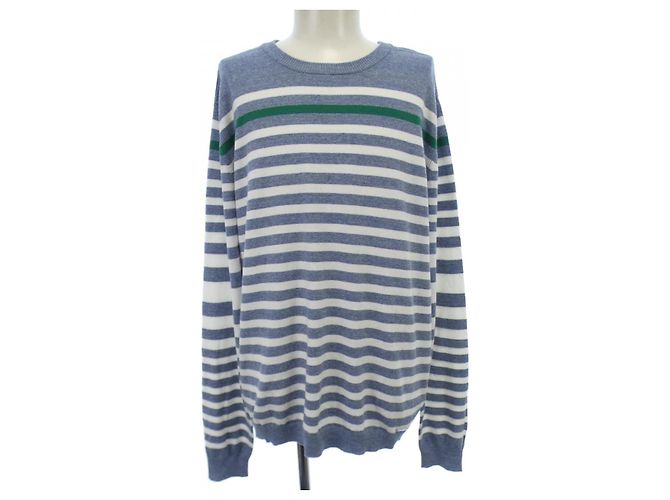 Autre Marque Diesel Strickware Weiß Blau