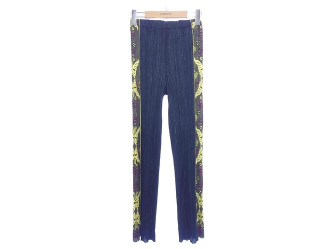 Issey Miyake Pantaloni PLEATS PLEASE Nero