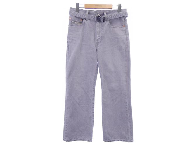 Sacai Jeans Marrom