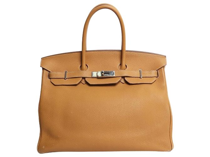Hermès Bolsa Birkin 35 2014 marrom