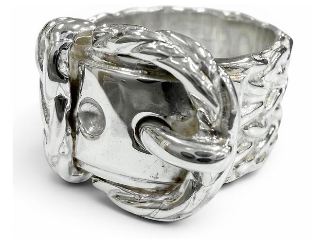 Hermès Hermes Vintage Diane 925 Bandring Silber 